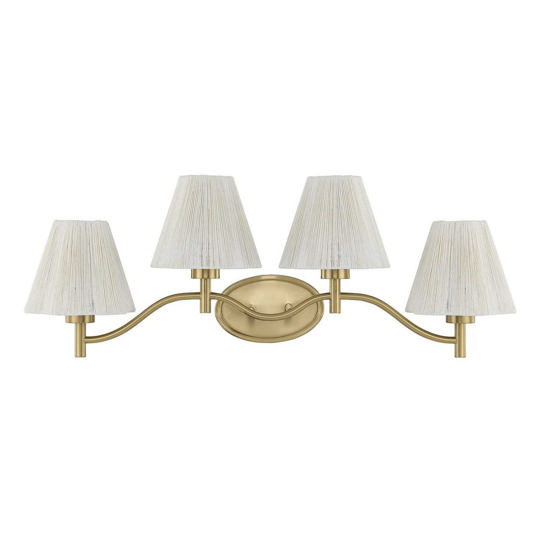 Savoy House - 8-6081-4-127 - Four Light Bathroom Vanity - Rosa - Noble Brass