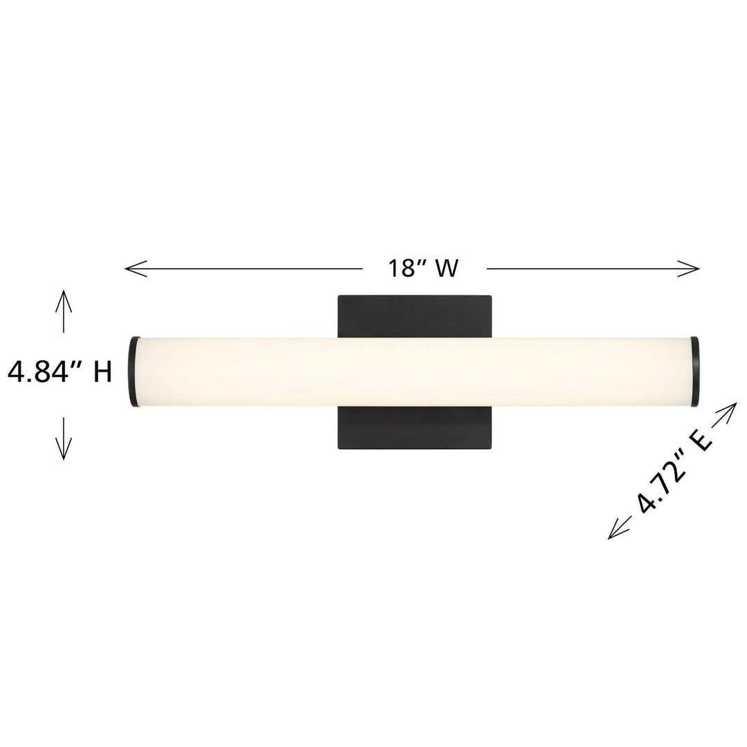 Savoy House - 8-8888-18-BK - LED Vanity - Colt - Matte Black