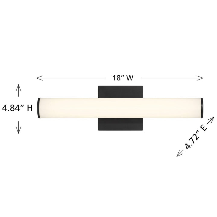 Savoy House - 8-8888-18-BK - LED Vanity - Colt - Matte Black