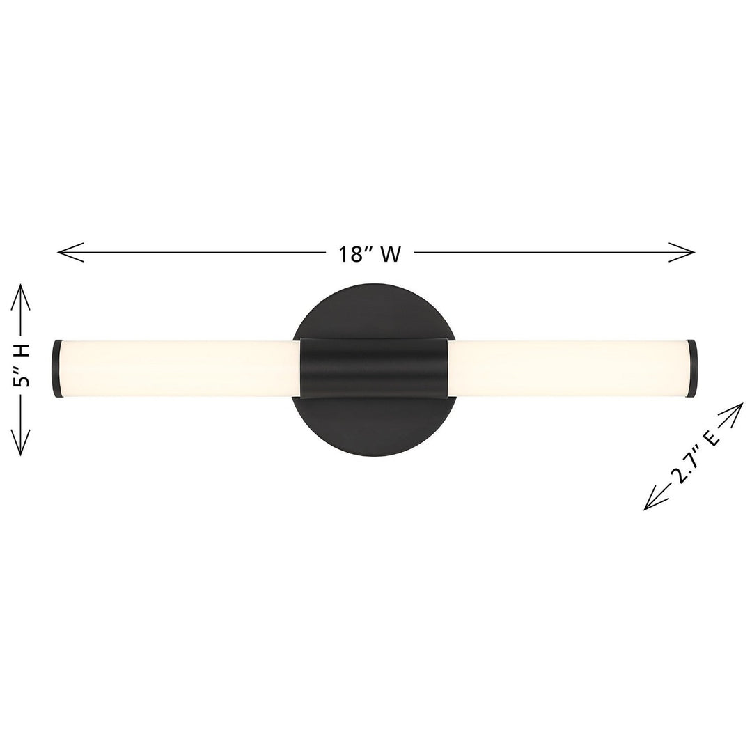 Savoy House - 8-9999-18-BK - LED Vanity - Connor - Matte Black