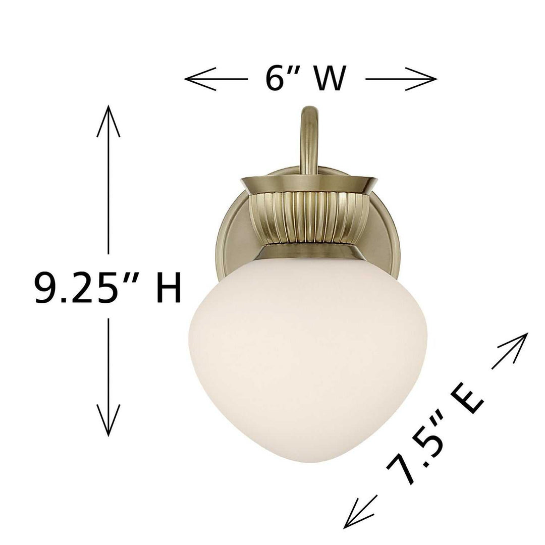 Savoy House - 9-1028-1-127 - One Light Wall Sconce - Melbourne - Noble Brass