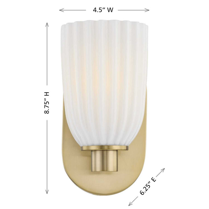 Savoy House - 9-1245-1-127 - One Light Wall Sconce - Baldwin - Noble Brass
