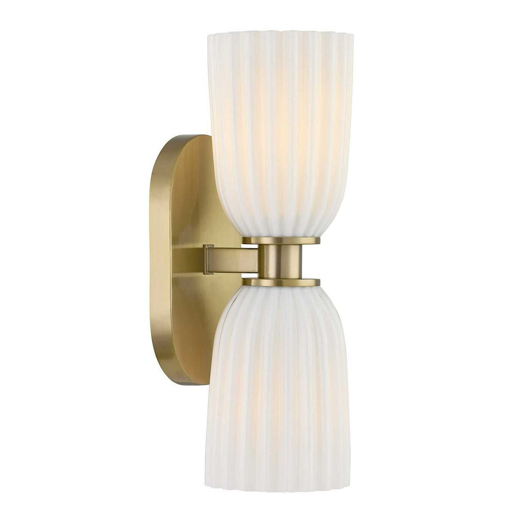Savoy House - 9-1245-2-127 - Two Light Wall Sconce - Baldwin - Noble Brass
