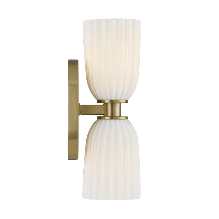 Savoy House - 9-1245-2-127 - Two Light Wall Sconce - Baldwin - Noble Brass