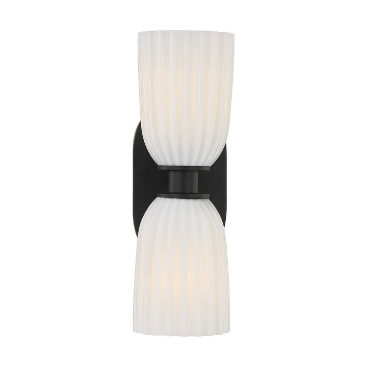 Savoy House - 9-1245-2-BK - Two Light Wall Sconce - Baldwin - Matte Black