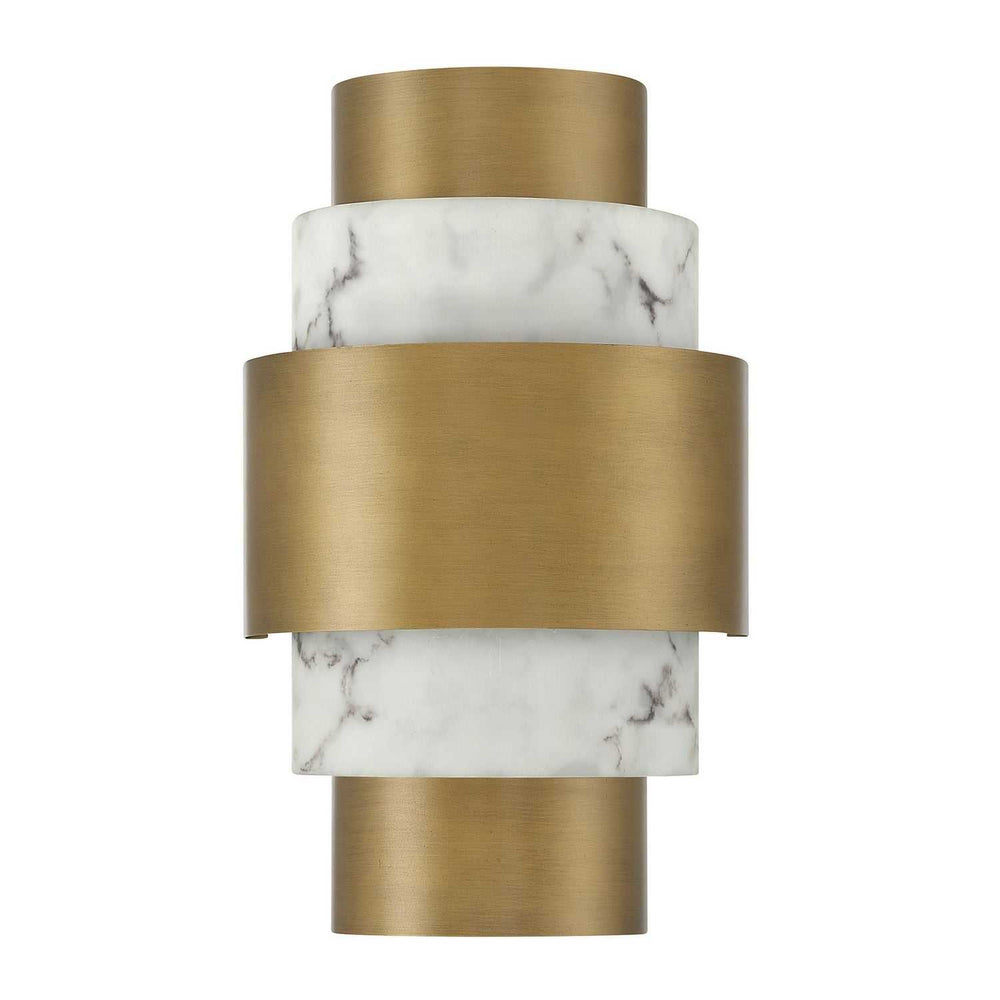 Savoy House - 9-3090-2-339 - Two Light Wall Sconce - Davenport - Antique Patina