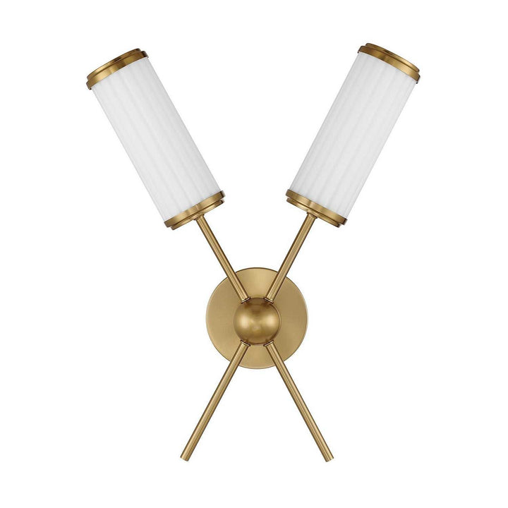 Savoy House - 9-3199-2-322 - Two Light Wall Sconce - Denison - Warm Brass
