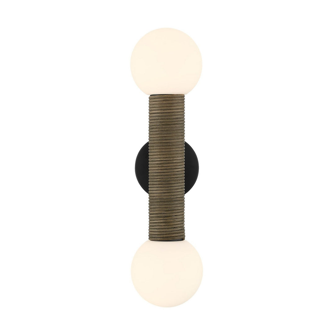 Savoy House - 9-4081-2-BK - Two Light Wall Sconce - Jarrell - Matte Black