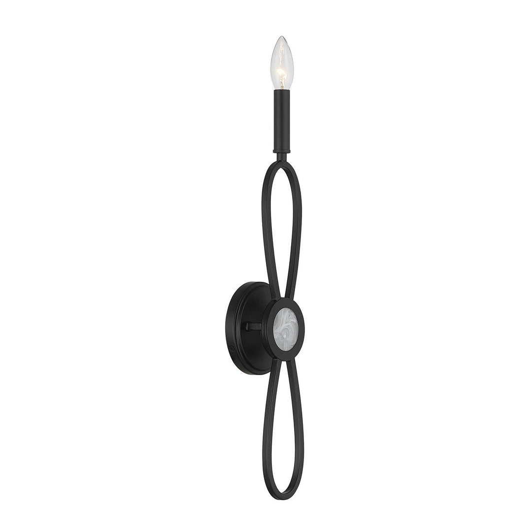 Savoy House - 9-4100-1-89 - One Light Wall Sconce - Minette - Matte Black