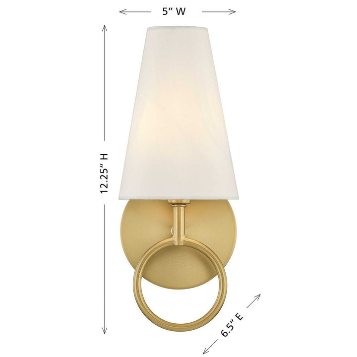 Savoy House - 9-4700-1-322 - One Light Wall Sconce - Wilkes - Warm Brass