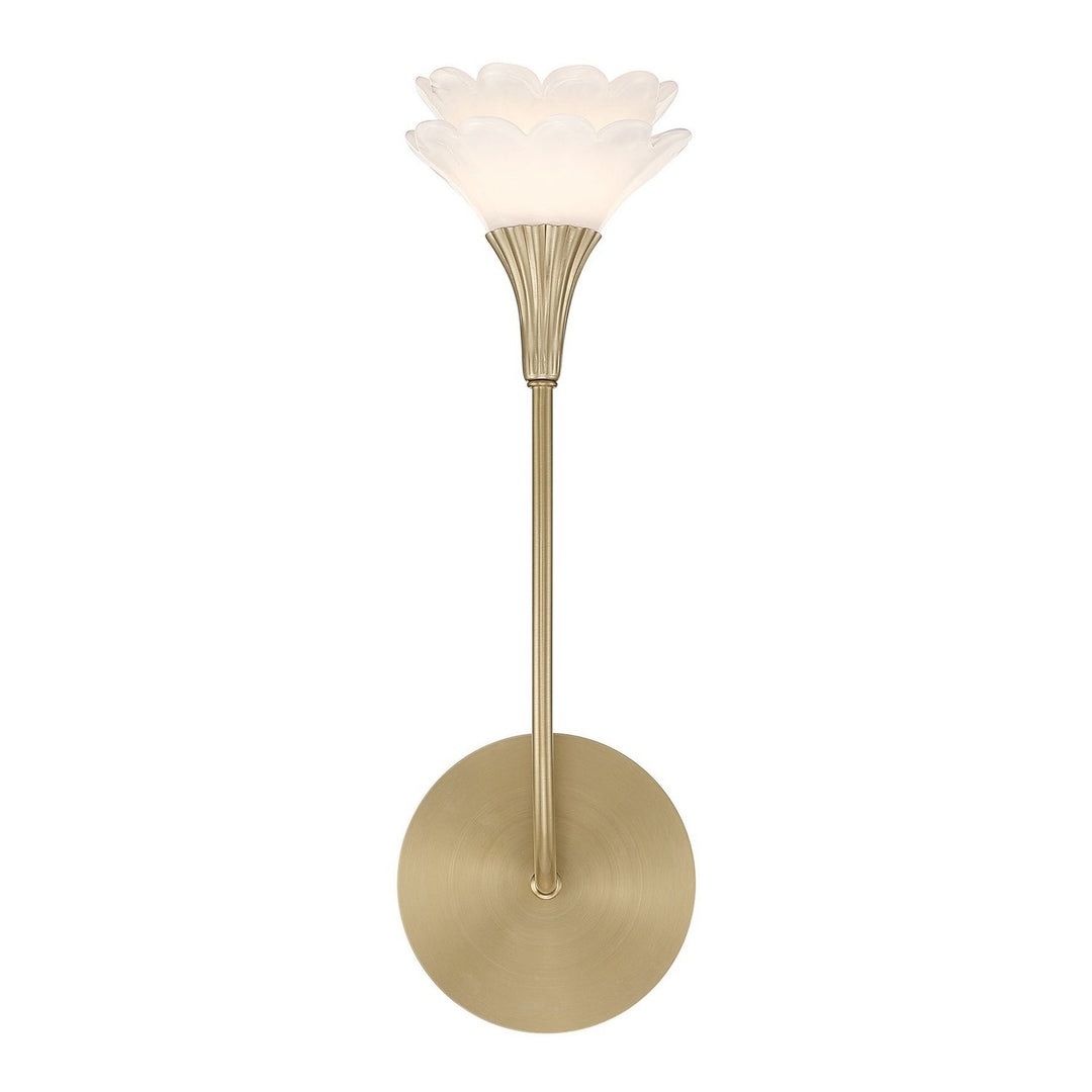 Savoy House - 9-5081-1-127 - One Light Wall Sconce - Florena - Noble Brass