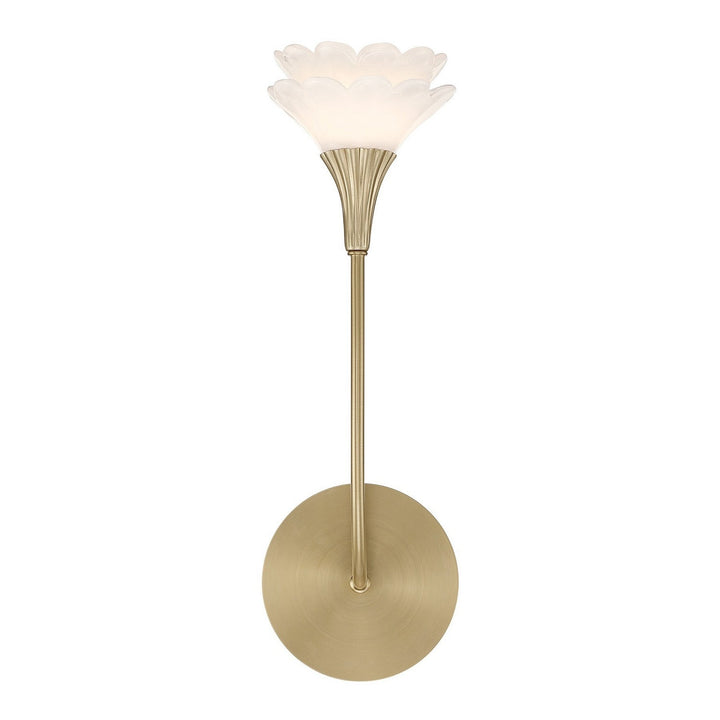 Savoy House - 9-5081-1-127 - One Light Wall Sconce - Florena - Noble Brass