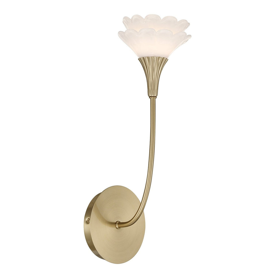 Savoy House - 9-5081-1-127 - One Light Wall Sconce - Florena - Noble Brass