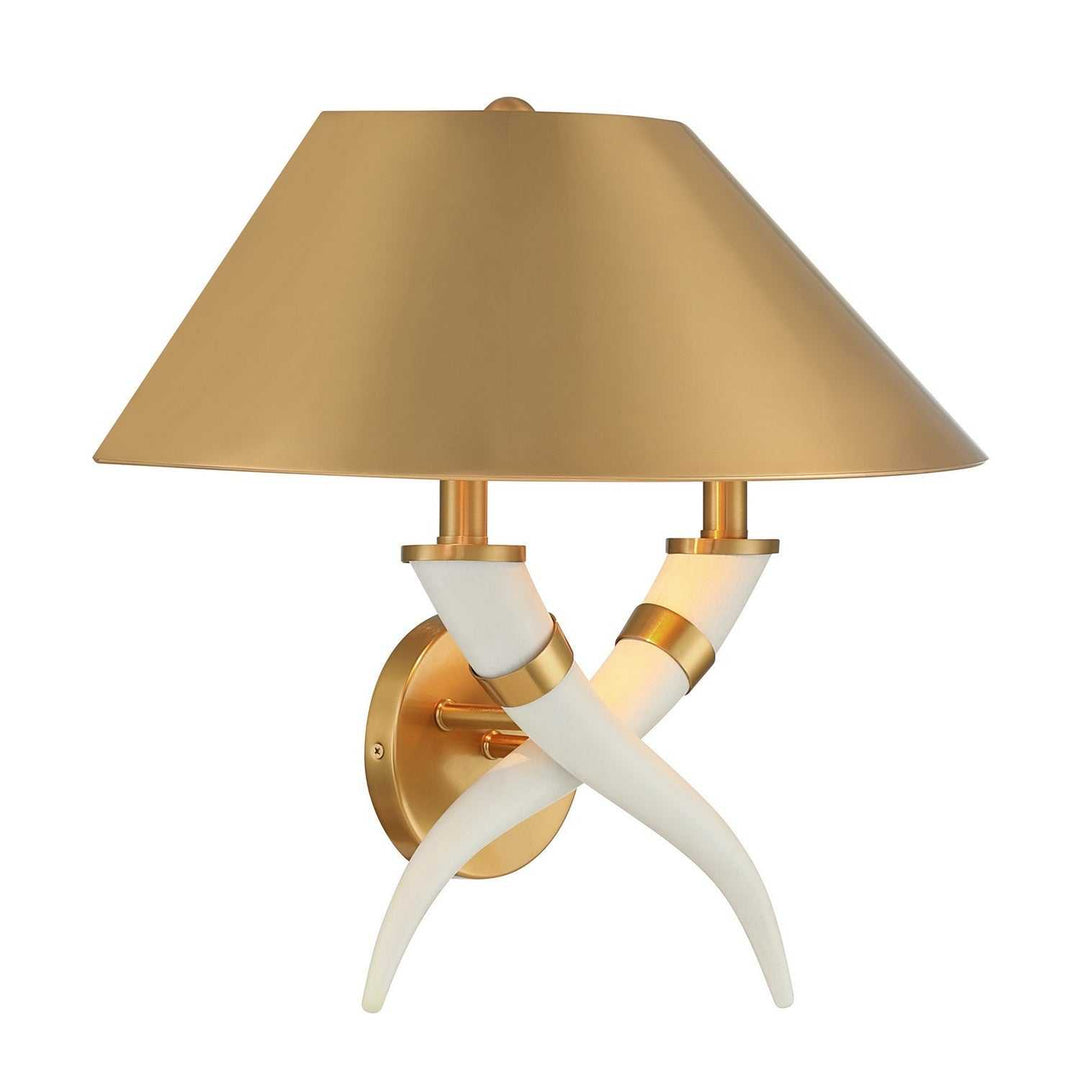 Savoy House - 9-6301-2-322 - Two Light Wall Sconce - Hearne - Warm Brass