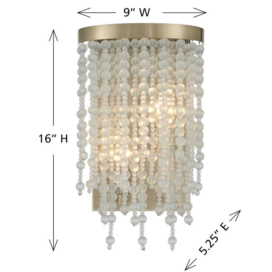 Savoy House - 9-6452-2-127 - Two Light Wall Sconce - Jeanette - Noble Brass