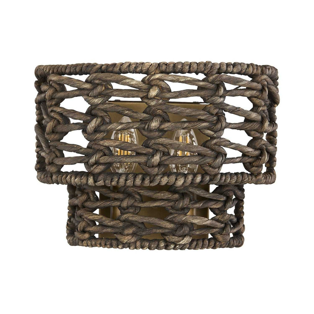 Savoy House - 9-9285-2-220 - Two Light Wall Sconce - Silencio - Riviera Brass