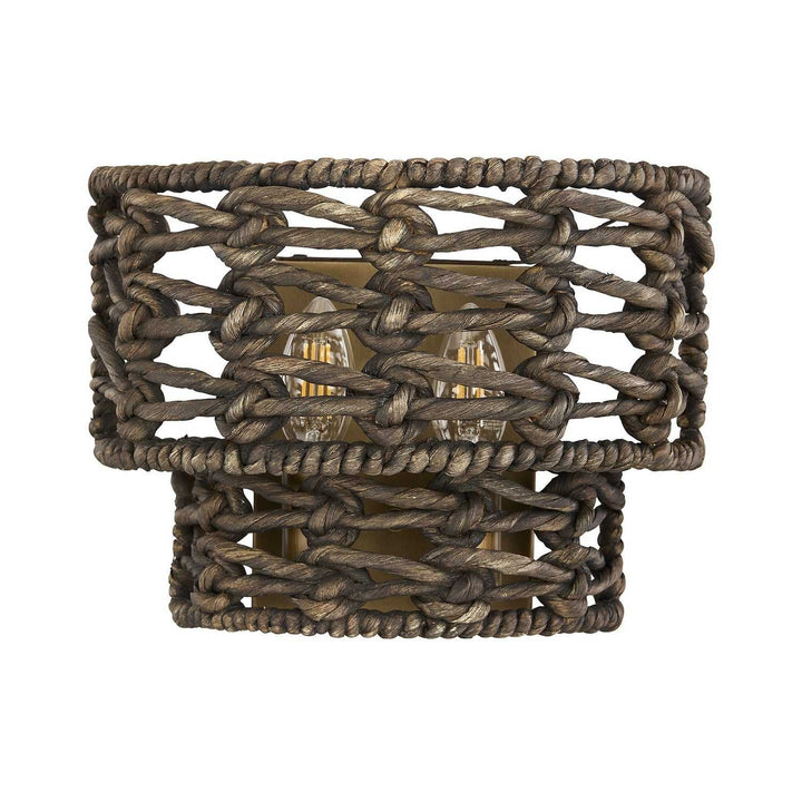 Savoy House - 9-9285-2-220 - Two Light Wall Sconce - Silencio - Riviera Brass