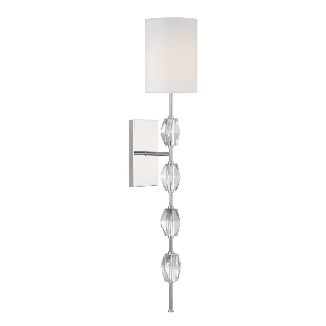 Savoy House - 9-9520-1-109 - One Light Wall Sconce - Sebring - Polished Nickel