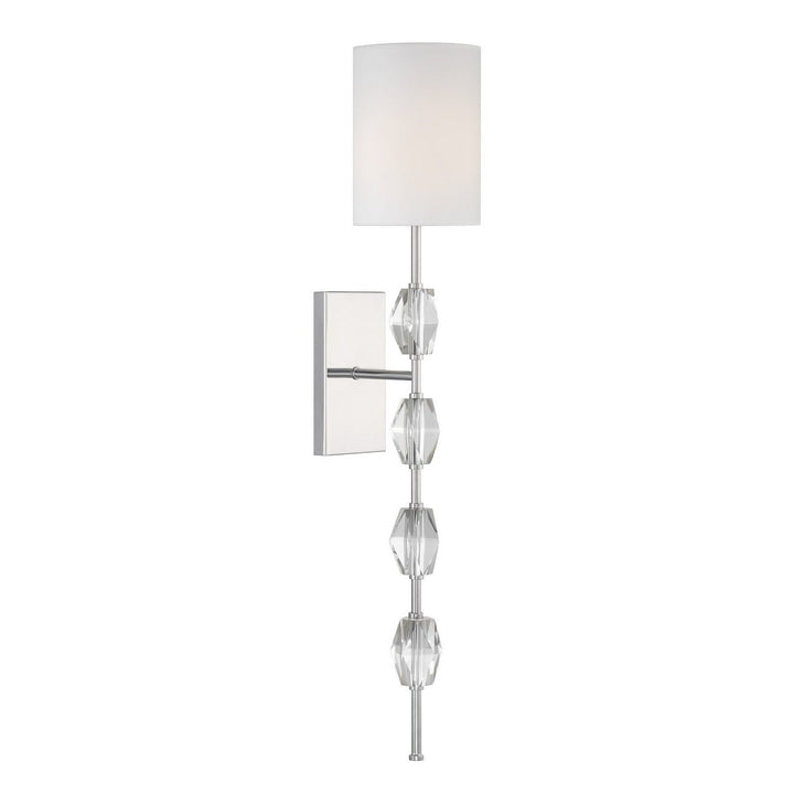 Savoy House - 9-9520-1-109 - One Light Wall Sconce - Sebring - Polished Nickel