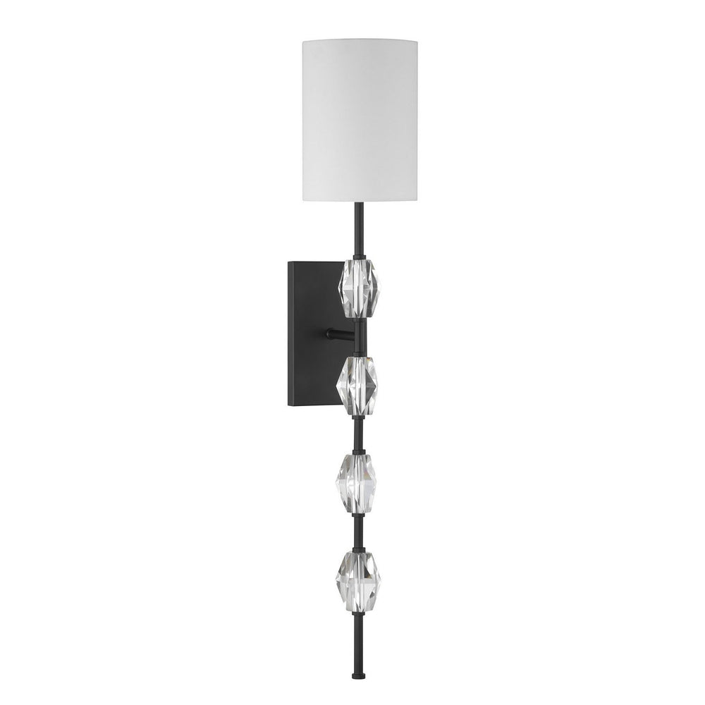Savoy House - 9-9520-1-89 - One Light Wall Sconce - Sebring - Matte Black