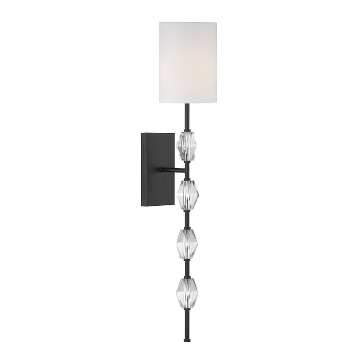 Savoy House - 9-9520-1-89 - One Light Wall Sconce - Sebring - Matte Black
