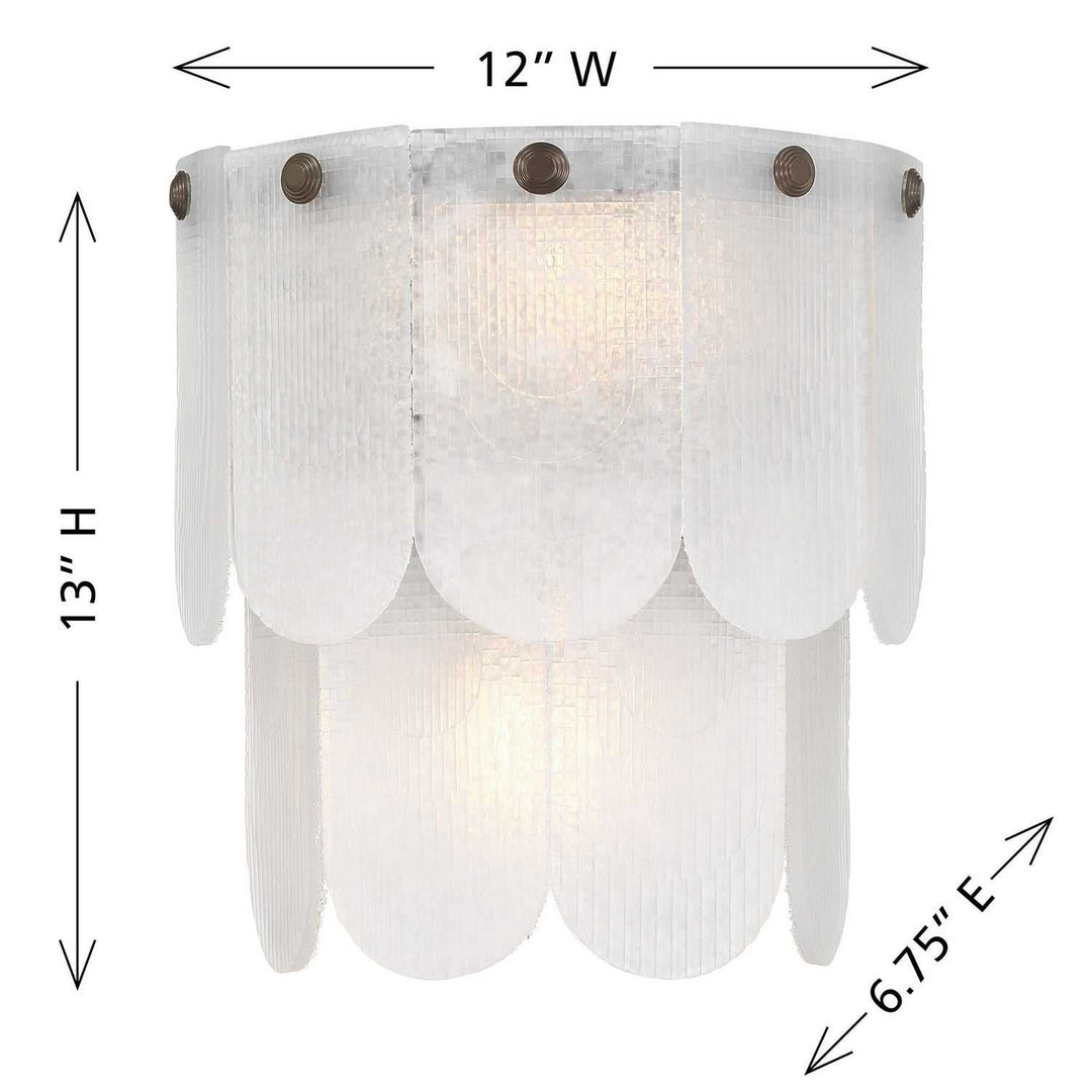 Savoy House - 9-9803-2-15 - Two Light Wall Sconce - Ashton - Mediterranean Bronze