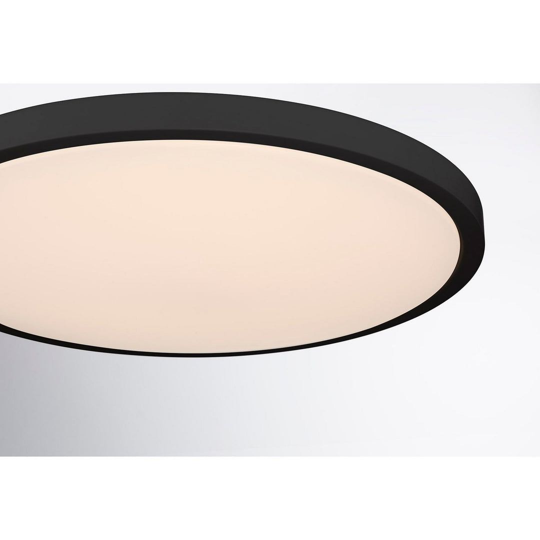 LED Flush Mount in Black Savoy House