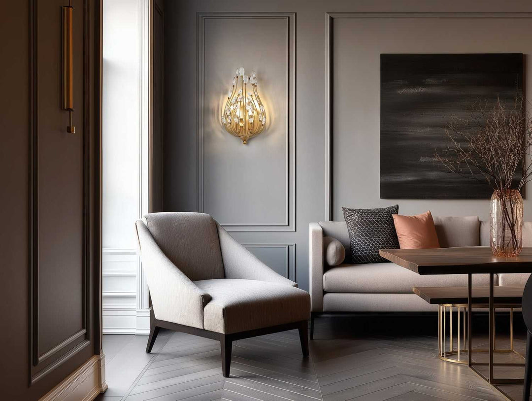 Z-Lite Canada - 1957-2S-MGLD - Two Light Wall Sconce - Gabriella - Modern Gold