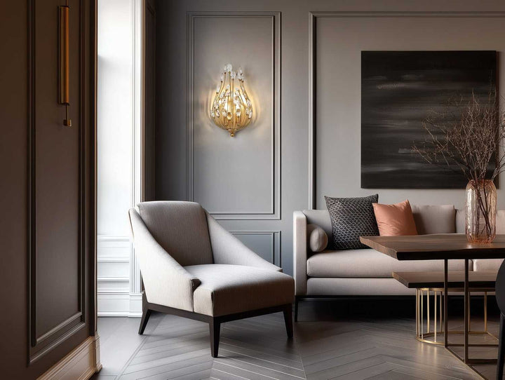 Z-Lite Canada - 1957-2S-MGLD - Two Light Wall Sconce - Gabriella - Modern Gold