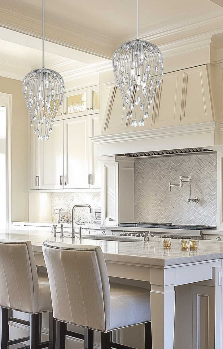 Z-Lite Canada - 1957P15-BN - Five Light Pendant - Gabriella - Brushed Nickel
