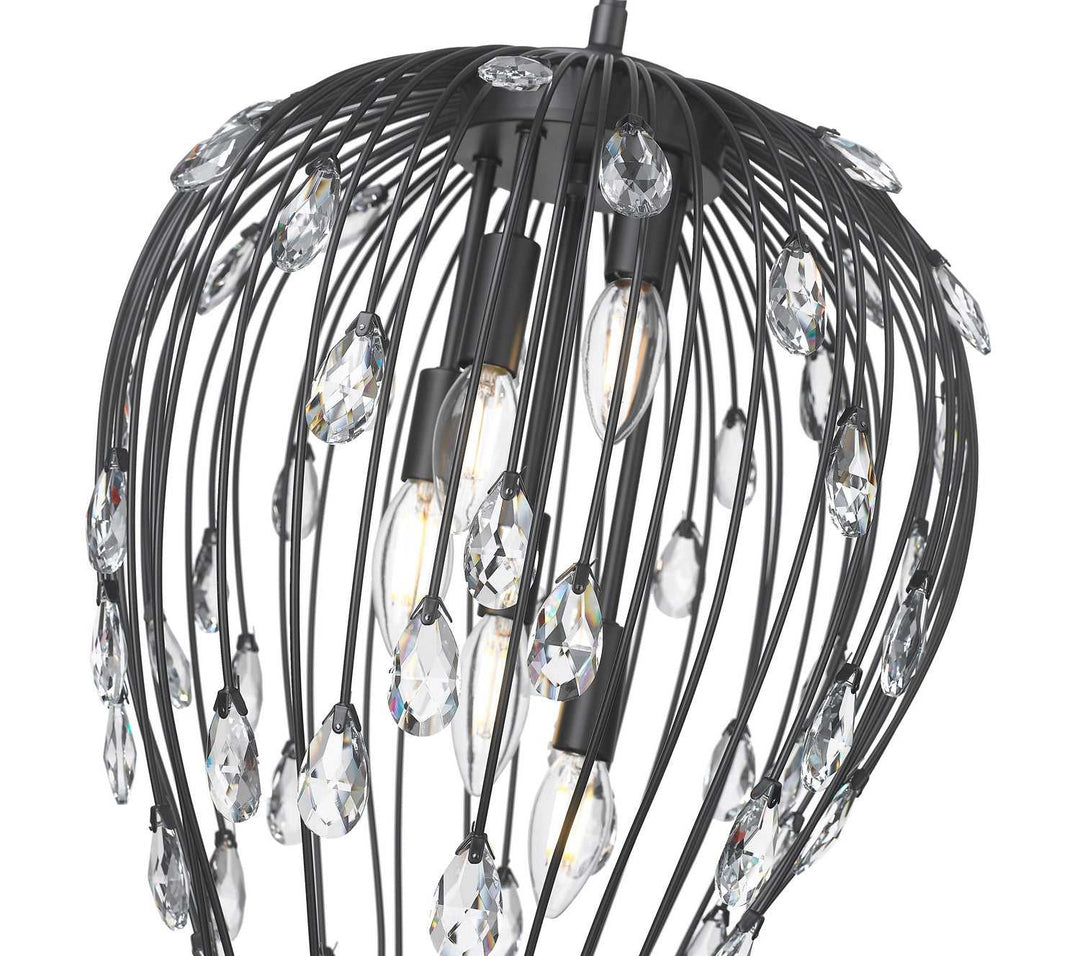 Z-Lite Canada - 1957P15-MB - Five Light Pendant - Gabriella - Matte Black
