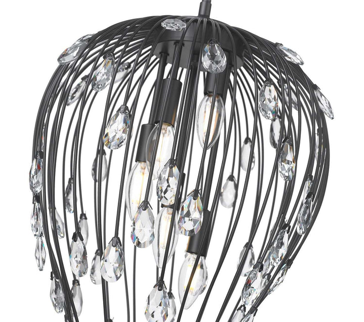 Z-Lite Canada - 1957P15-MB - Five Light Pendant - Gabriella - Matte Black