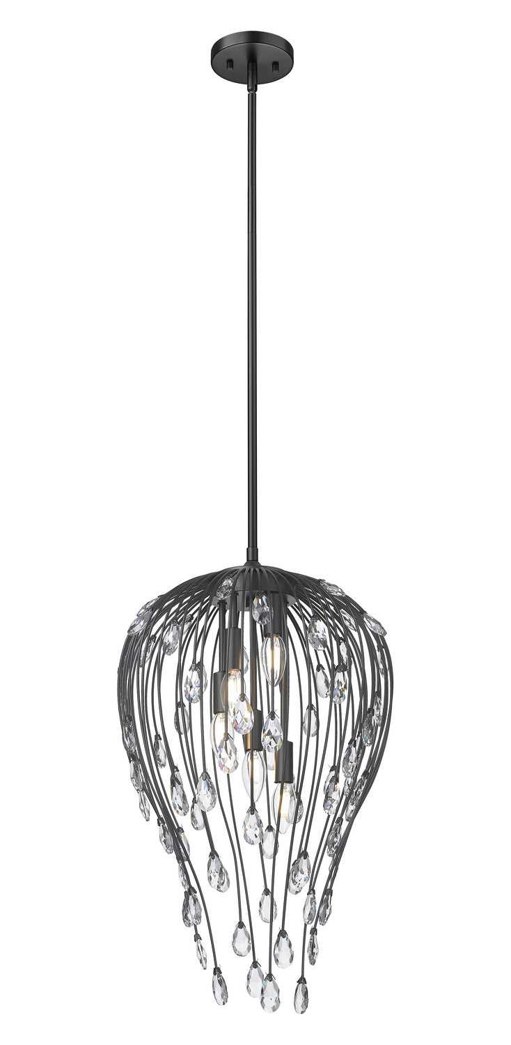 Z-Lite Canada - 1957P15-MB - Five Light Pendant - Gabriella - Matte Black