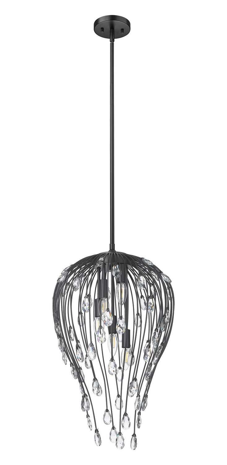 Z-Lite Canada - 1957P15-MB - Five Light Pendant - Gabriella - Matte Black