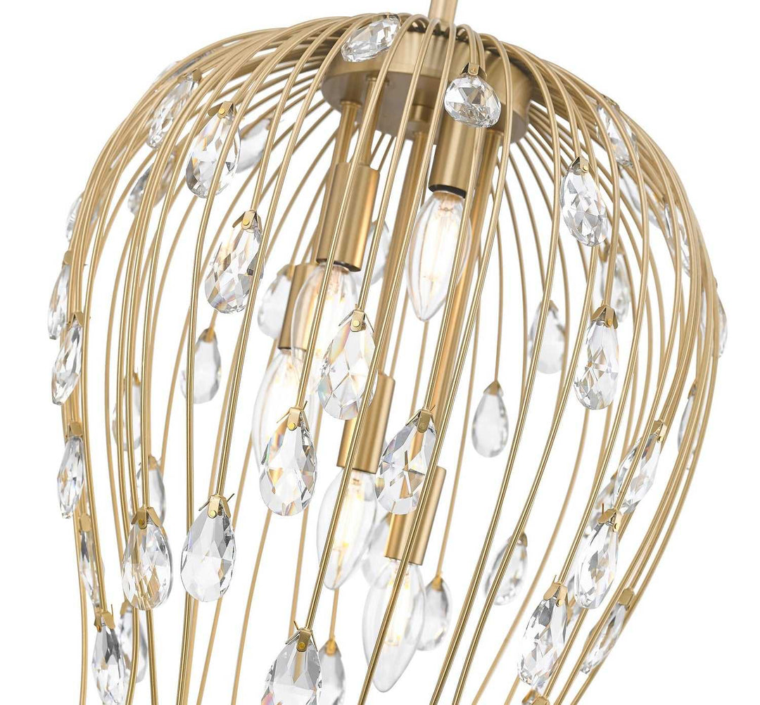 Z-Lite Canada - 1957P15-MGLD - Five Light Pendant - Gabriella - Modern Gold
