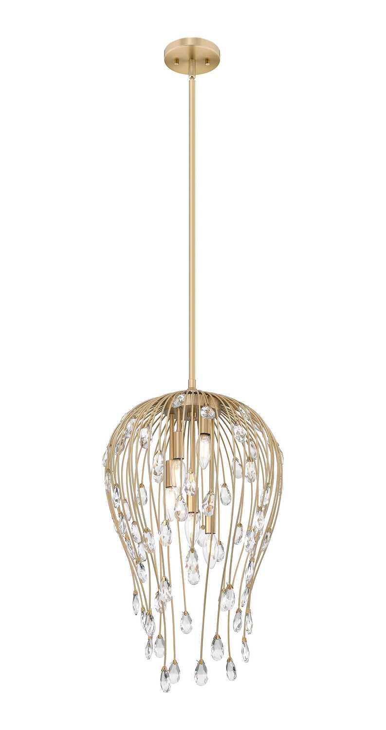 Z-Lite Canada - 1957P15-MGLD - Five Light Pendant - Gabriella - Modern Gold