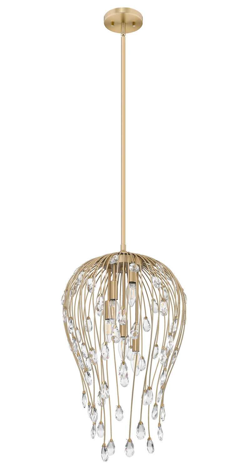 Z-Lite Canada - 1957P15-MGLD - Five Light Pendant - Gabriella - Modern Gold