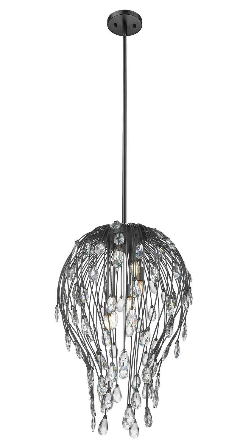 Z-Lite Canada - 1957P18-MB - Six Light Pendant - Gabriella - Matte Black