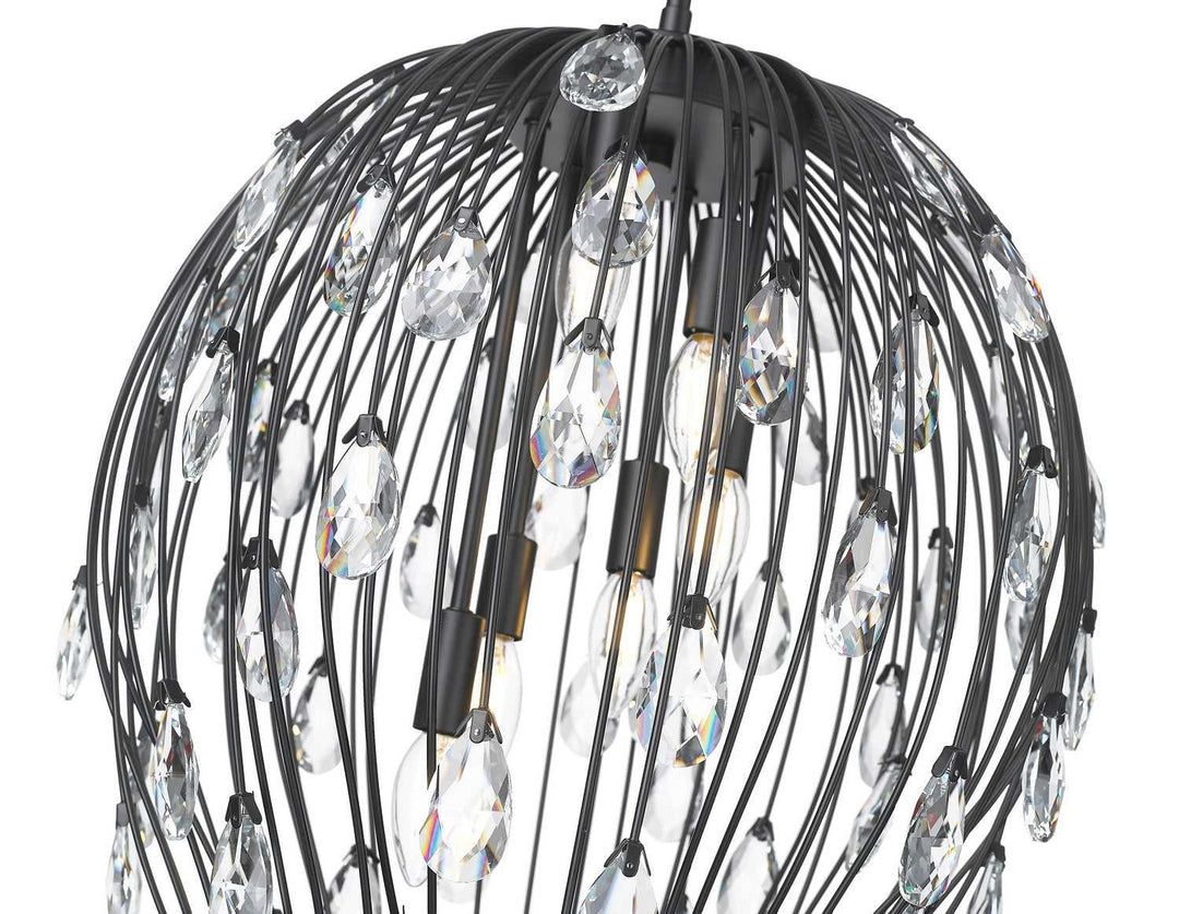 Z-Lite Canada - 1957P18-MB - Six Light Pendant - Gabriella - Matte Black