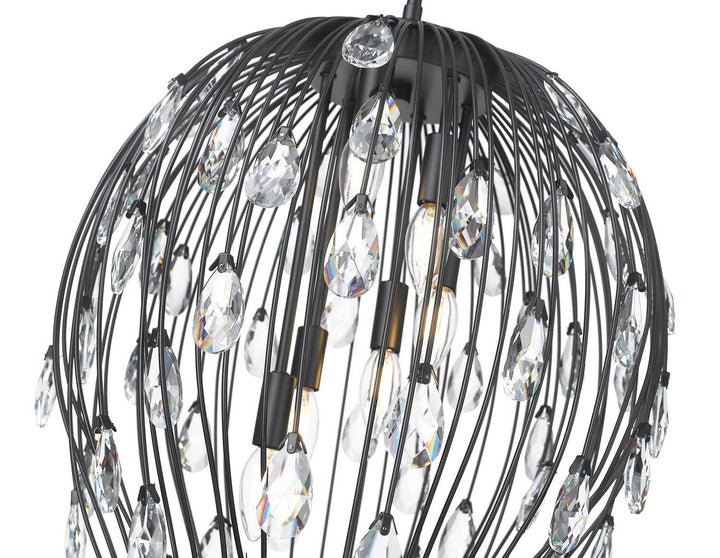 Z-Lite Canada - 1957P18-MB - Six Light Pendant - Gabriella - Matte Black