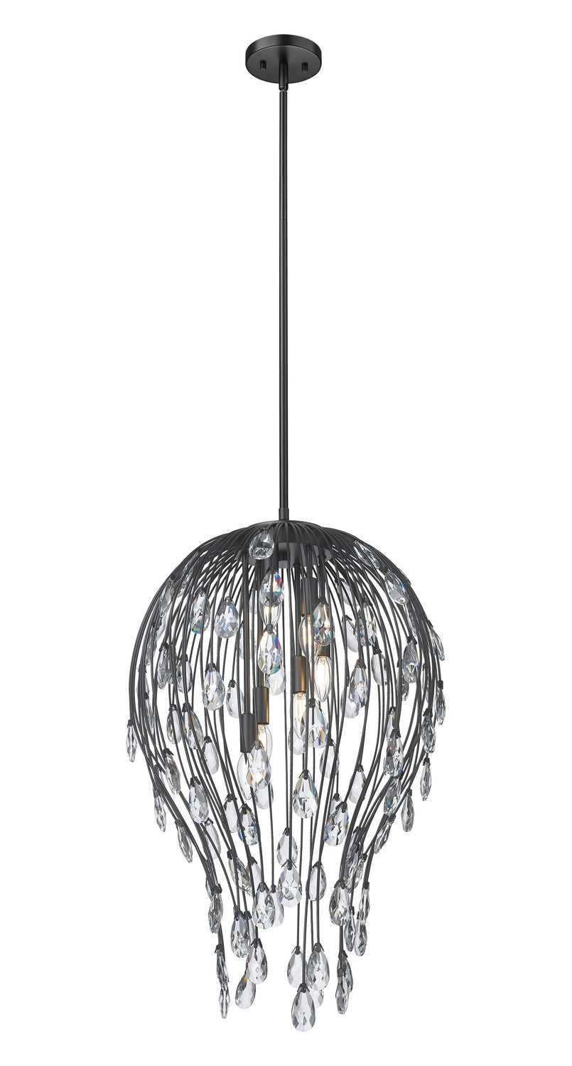 Z-Lite Canada - 1957P18-MB - Six Light Pendant - Gabriella - Matte Black