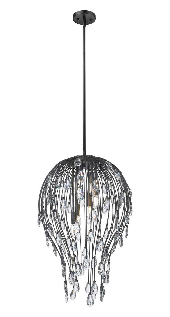 Z-Lite Canada - 1957P18-MB - Six Light Pendant - Gabriella - Matte Black