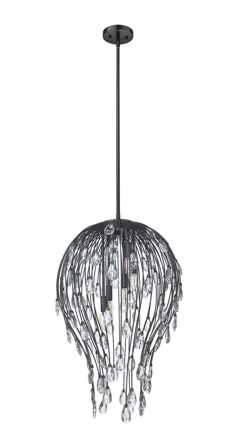 Z-Lite Canada - 1957P18-MB - Six Light Pendant - Gabriella - Matte Black