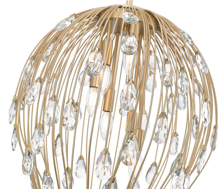 Z-Lite Canada - 1957P18-MGLD - Six Light Pendant - Gabriella - Modern Gold