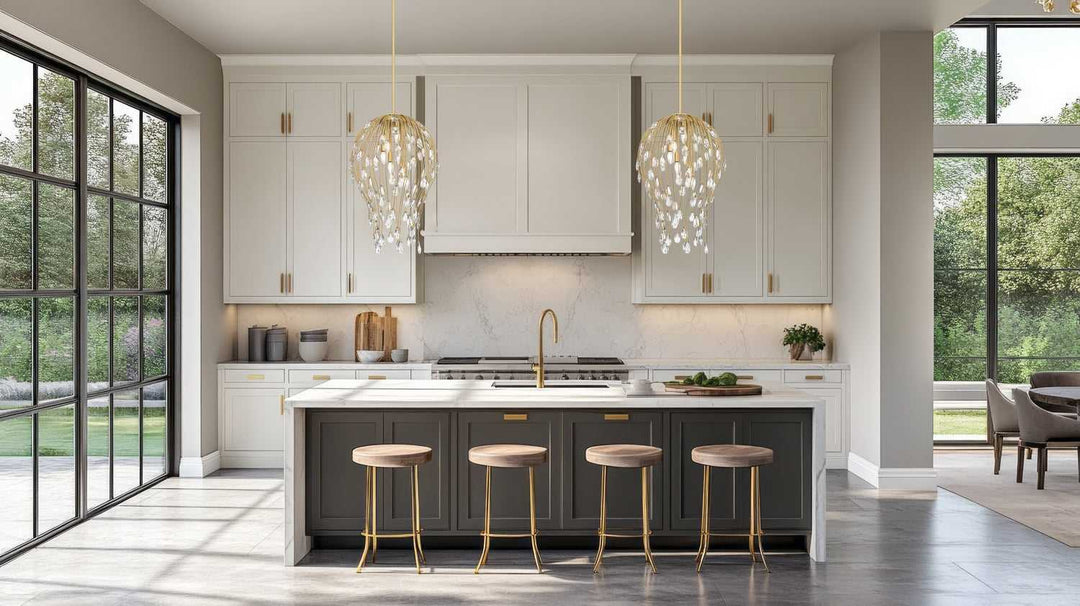 Z-Lite Canada - 1957P18-MGLD - Six Light Pendant - Gabriella - Modern Gold