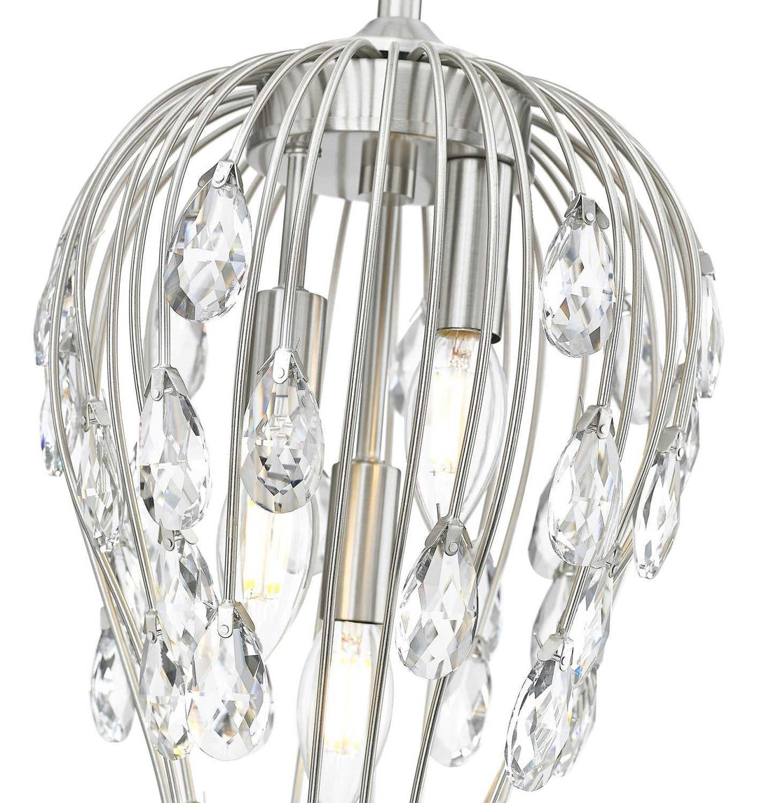Z-Lite Canada - 1957P9-BN - Three Light Pendant - Gabriella - Brushed Nickel