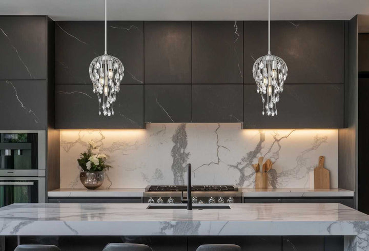 Z-Lite Canada - 1957P9-BN - Three Light Pendant - Gabriella - Brushed Nickel