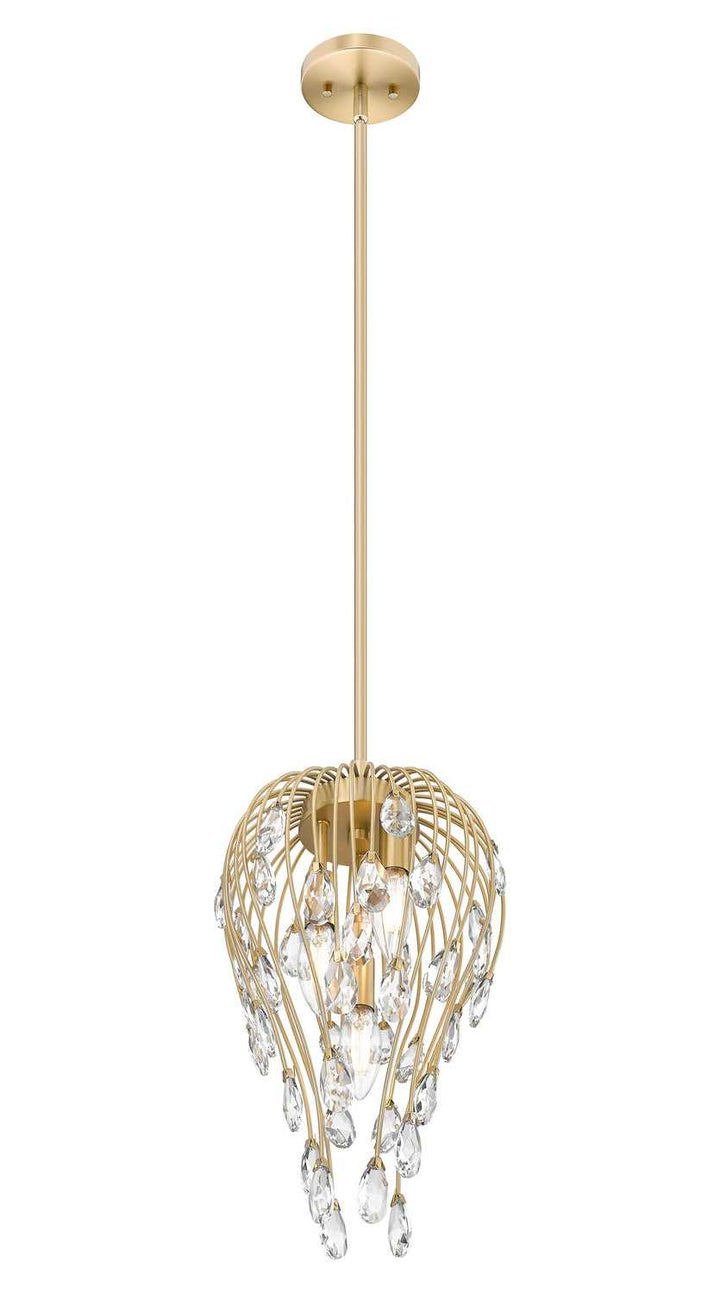 Z-Lite Canada - 1957P9-MGLD - Three Light Pendant - Gabriella - Modern Gold