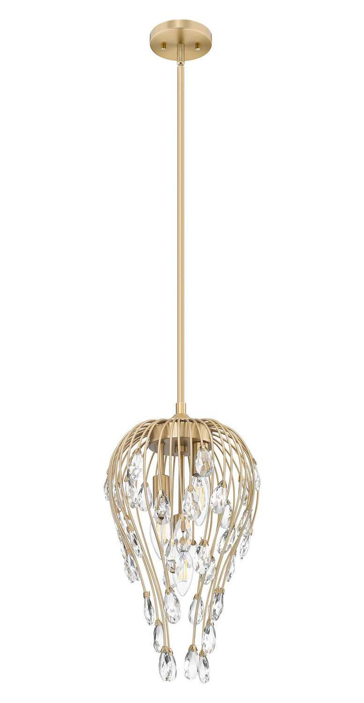 Z-Lite Canada - 1957P9-MGLD - Three Light Pendant - Gabriella - Modern Gold