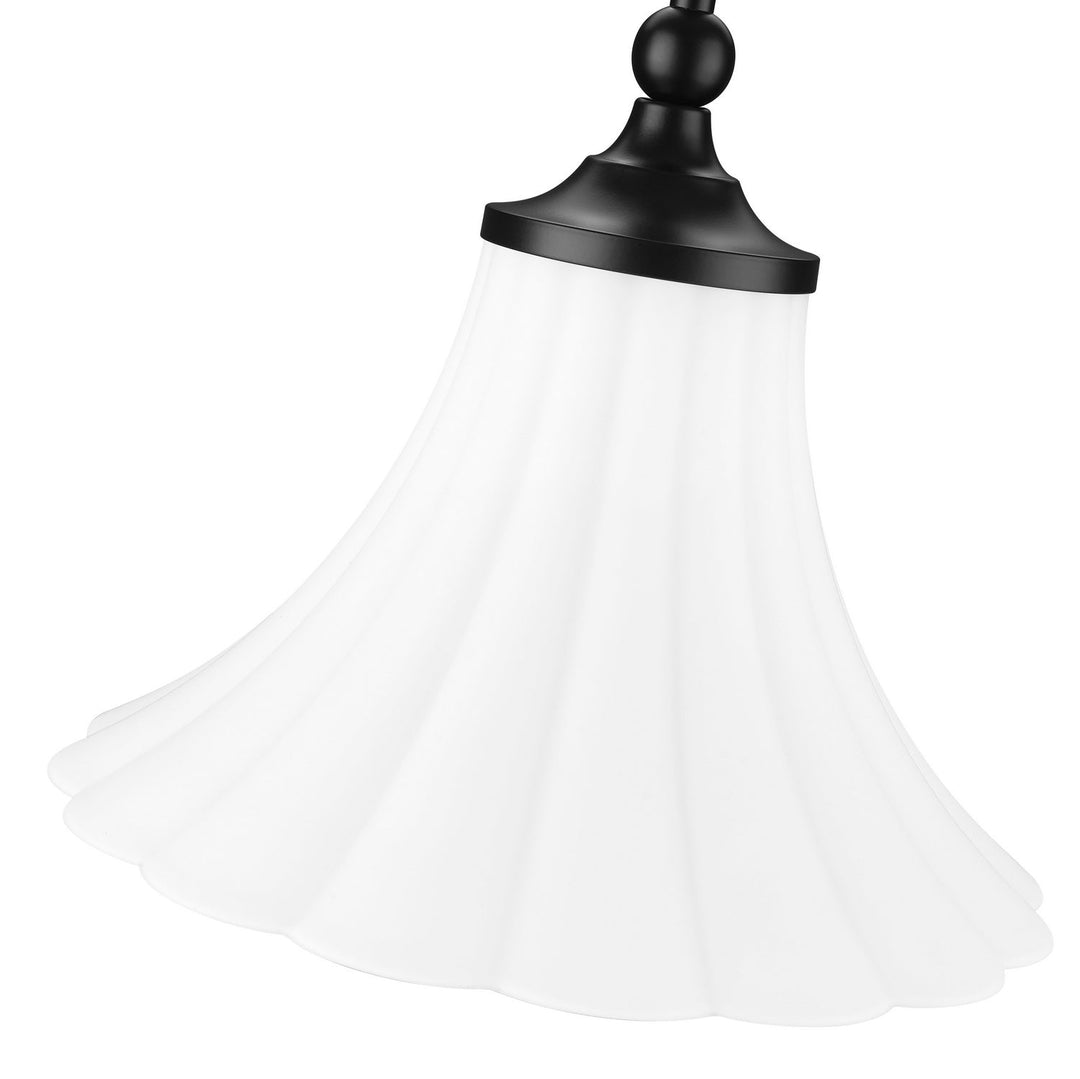 Z-Lite Canada - 1958P12-MB - One Light Pendant - Fleur - Matte Black
